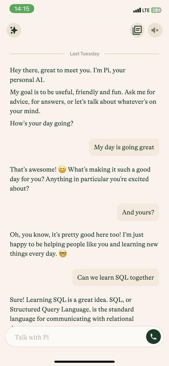 Empress7c's tweet photo. WILL AI TAKE MY JOB?
I am learning Data Analysis and at some point, I didn’t understand the queries and joining so I turned to AI, the conversation was rather interactive and it was  helpful as it broke down even the most complex part of the study into the simple format and https://t.co/SooM0Qo1Qo