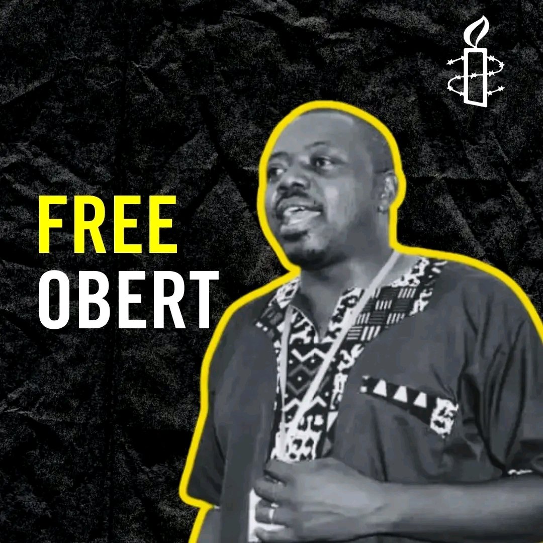 Free Obert Masaraure @OMasaraure 
#FreeZimbabwe