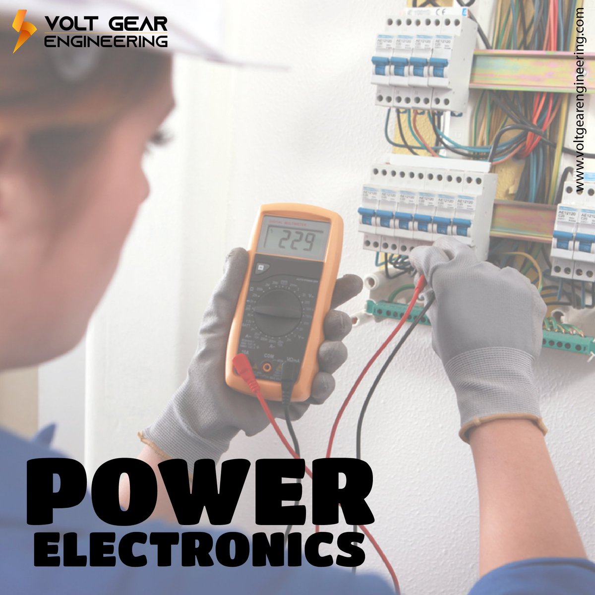 Empower your devices with our advanced power electronics solutions! ⚡️ From efficient power conversion to sustainable energy solutions, we're driving the future of technology. Let's revolutionize the way you harness power. 
.
.
#powerelectronics #voltgearengineering #Innovation