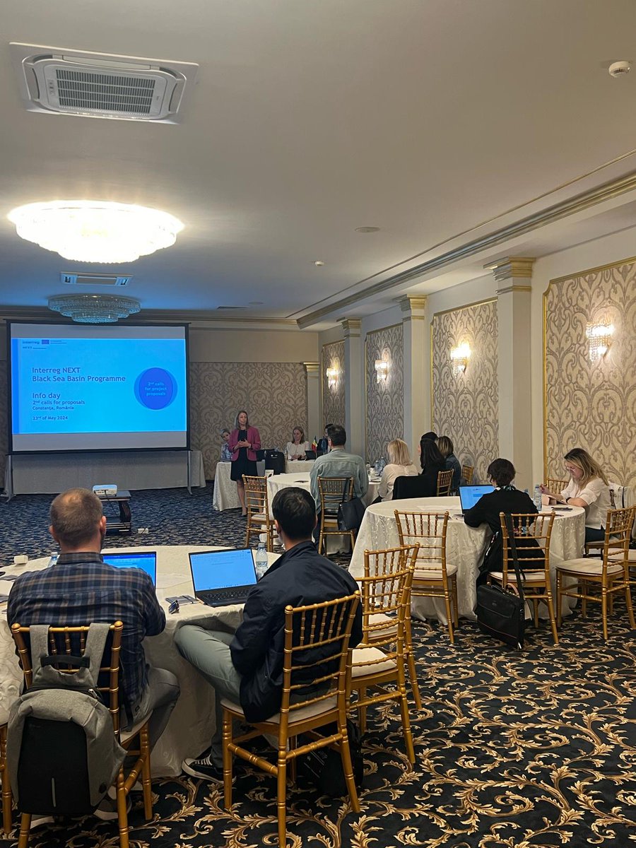 BlackSeaBasin's tweet photo. The last 2 project preparation workshops are held today in the Republic of Moldova 🇲🇩and Romania 🇷🇴.
In Romania, we stopped close to the Black Sea 🌊, in Constanta, to meet the potential applicants of #InterregNEXT #BlackSeaBasin. https://t.co/MOSVipFSwI