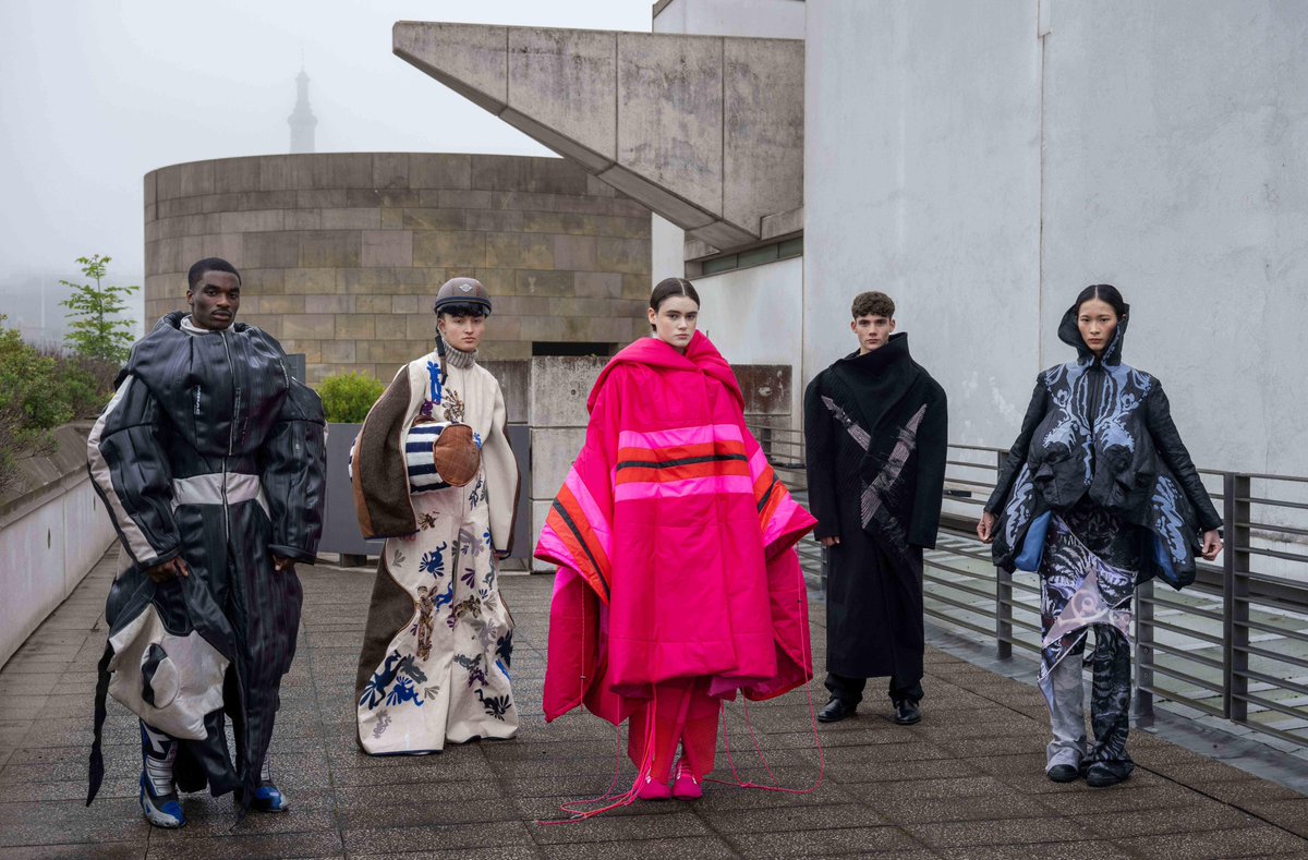 A dramatic mix of designs drawing on influences including empowering sportswear for women & surrealist art feature in this year’s @eca_edinburgh Fashion Show. The outfits will grace the runway at 2 catwalk shows on 7/06 at the National Museum of Scotland. edin.ac/44TNpo2