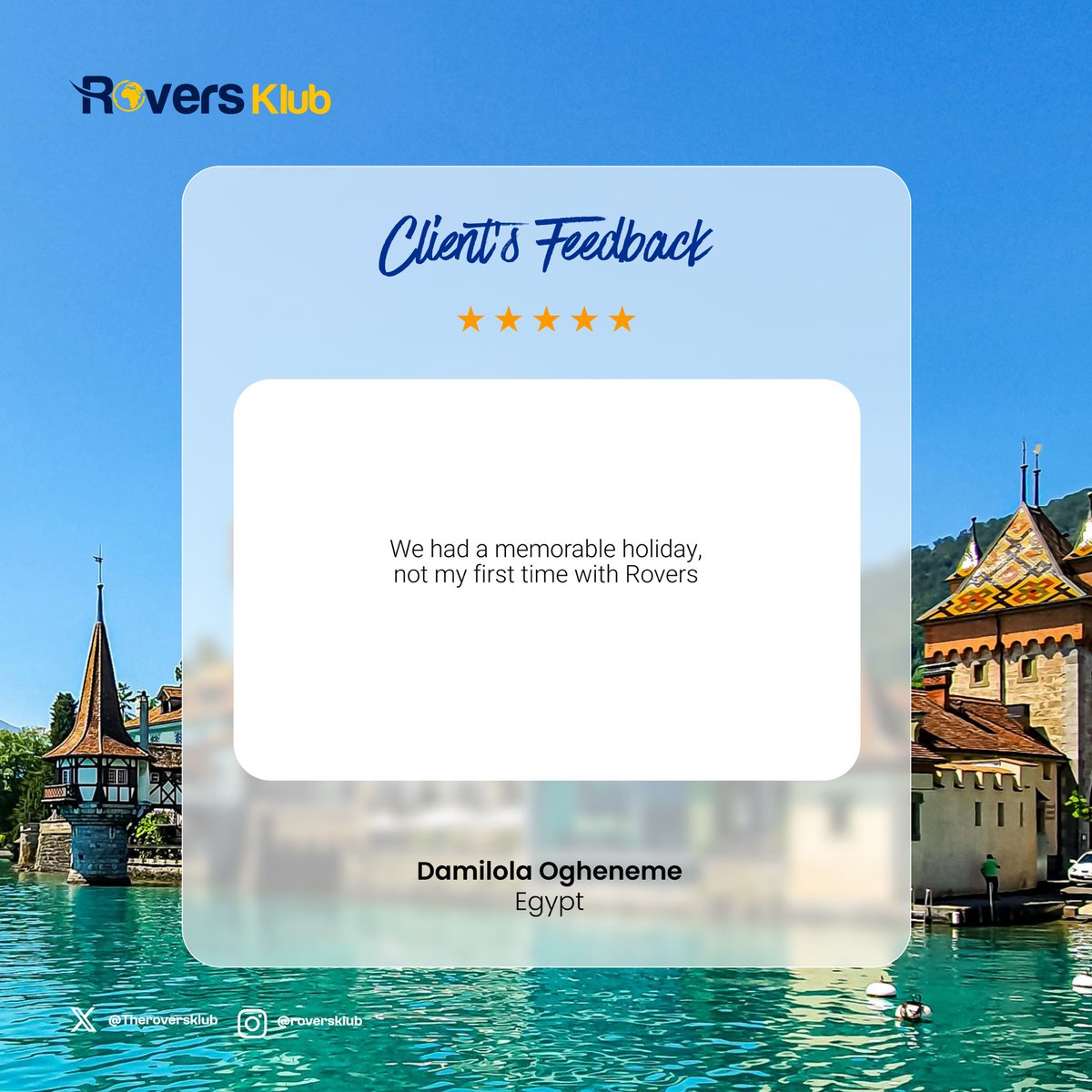 theroversklub's tweet image. #clientpost You’ve got just one life to live. Spend it around those you love 💕 

We put together this amazing trip to Egypt for Damilola. Safe to say, she loved every bit of it.

Are you planning a getaway soon? Send us a DM, let’s start planning 🧳

 #travelagency #egypttravel