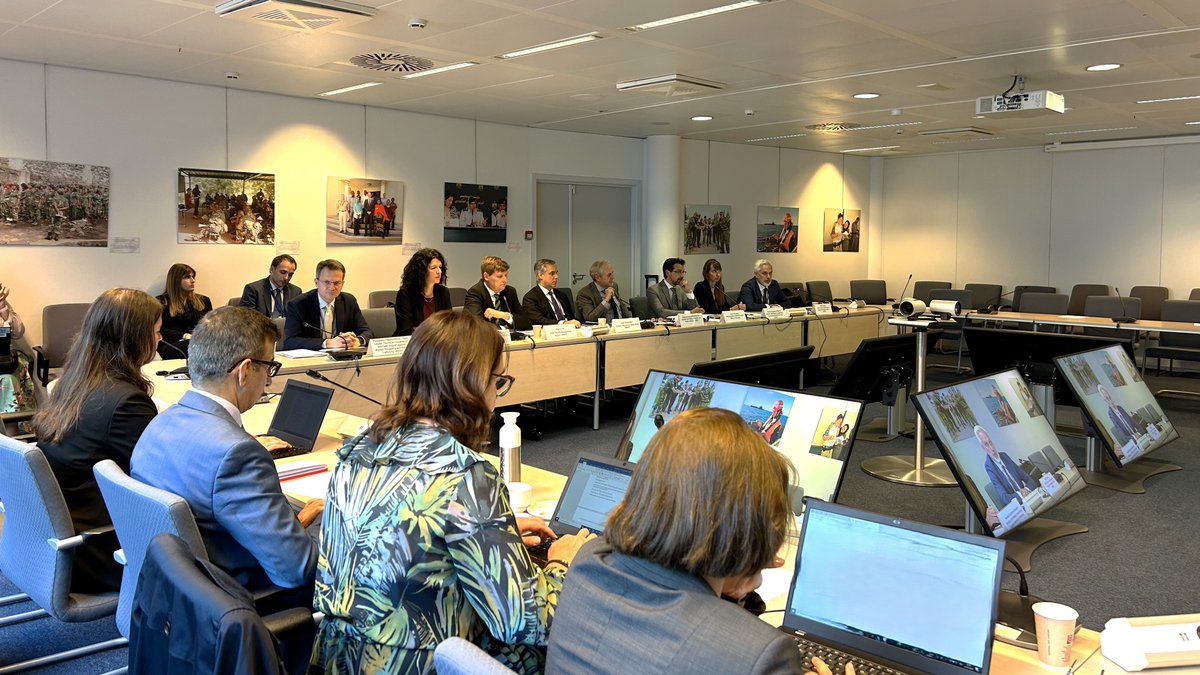 📢 The 18th EU-UNODC Seniors Officials Meeting is taking place in Brussels today! Here is what's on the agenda: ⛓ Trafficking in persons and migrant smuggling 🪙Illicit financial flows 🏢Critical infrastructure protection 💎Critical raw material supply chains 💊 Drugs