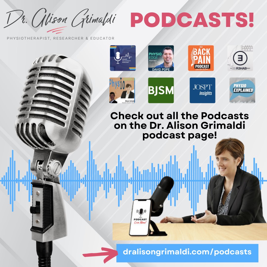 Over the years, I have had the pleasure of talking hips with many great hosts. For hip lovers & hip learners who like to listen, you can find links to these podcasts on my podcast page. These podcasts cover a wide range of topics. LINK: dralisongrimaldi.com/podcasts