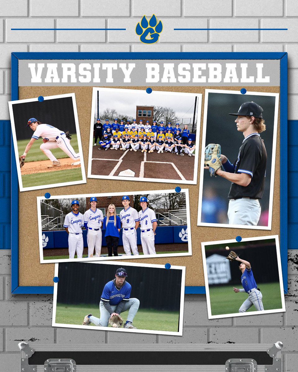 ⚾️ VARSITY BASEBALL⚾️
Congratulations on a fantastic season. Thank you to our Seniors for their dedication to Goodpasture Baseball!