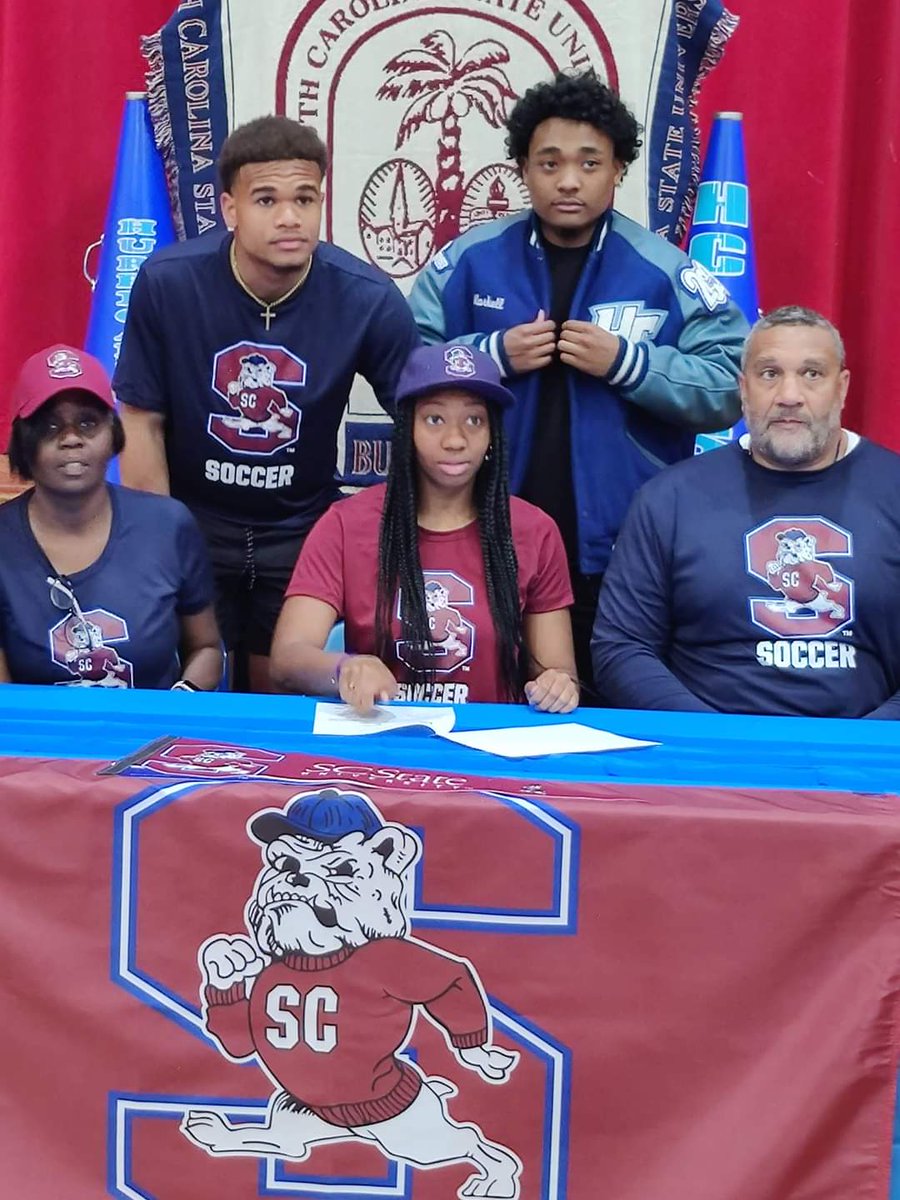 Jada Gittings from Hampton County High School SC signed with South Carolina State University Soccer