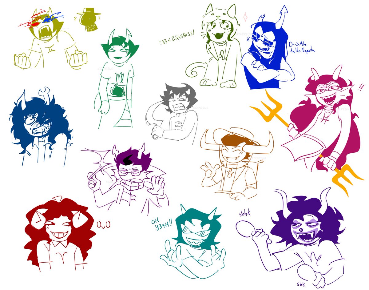statrius's tweet image. Doodle page ohhh my back
#homestuck #homestuc4
