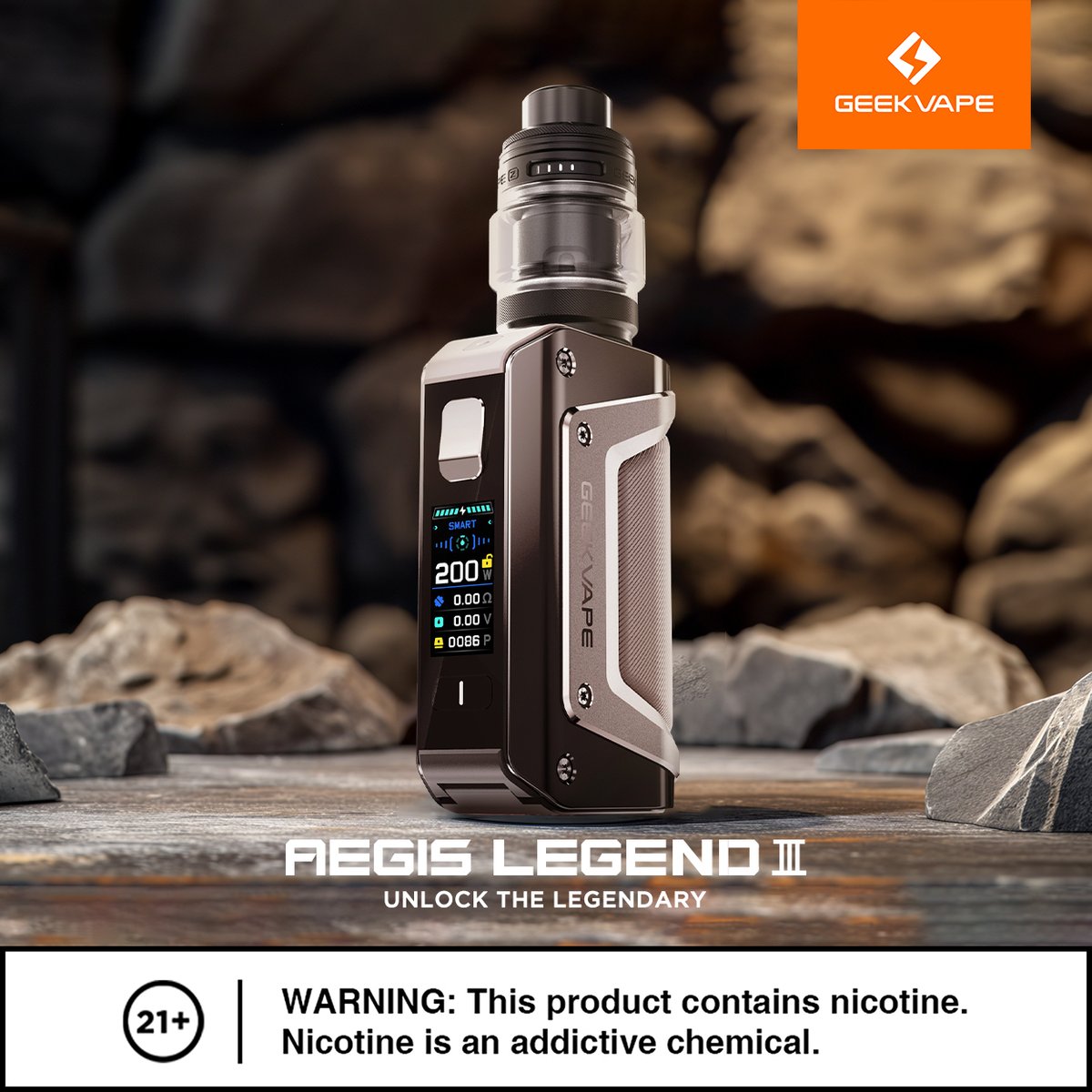 Legend 3 Meets the Rocks🧗

Unleash the power of nature with the Legend 3, standing strong and durable against rugged terrains. Feel the synergy between innovation and the wild outdoors. Ready to conquer new adventures?
#Legend3
#RockSolid
#VapeLife
#geekvape
#geekvp