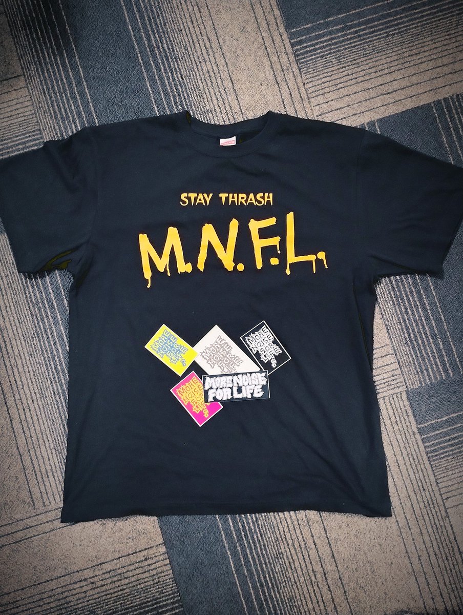 nashssnakepit's tweet photo. 5.20@小岩bushbashにてMORE NOISE FOR LIFEのTシャツとステッカーをGET✨
デザインと質感、共にすこ。

#morenoiseforlife #mnfl https://t.co/5MTyNQmxrx