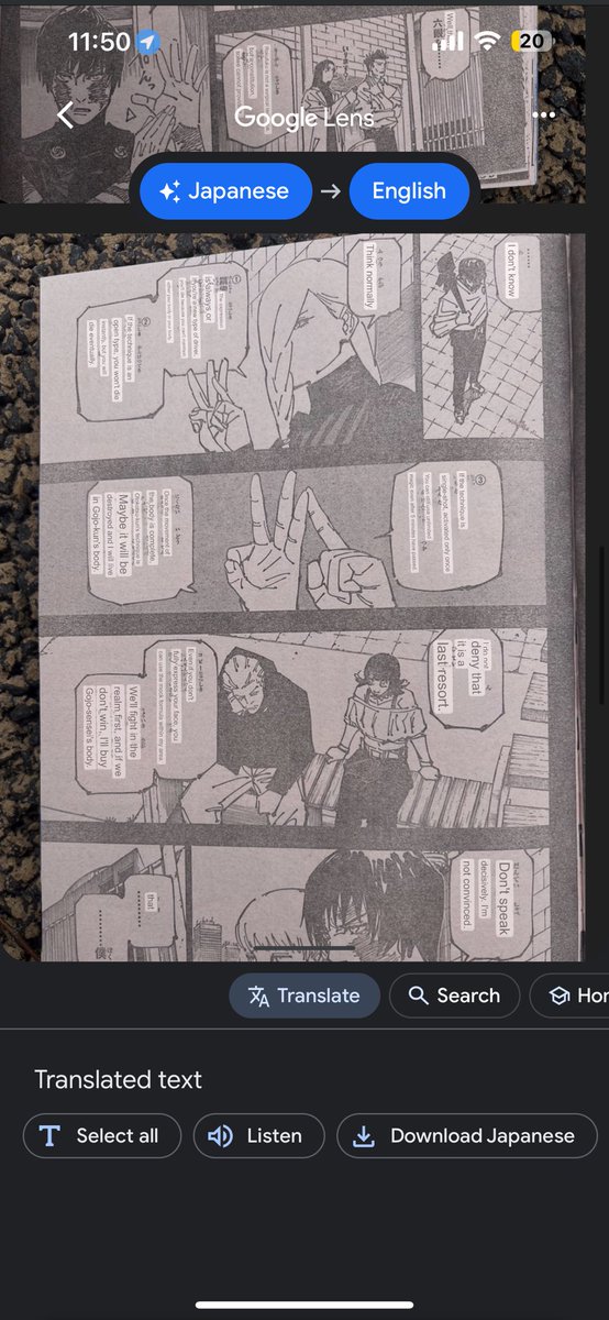 Looks like this is a one and done… rip Yuta #jjk261