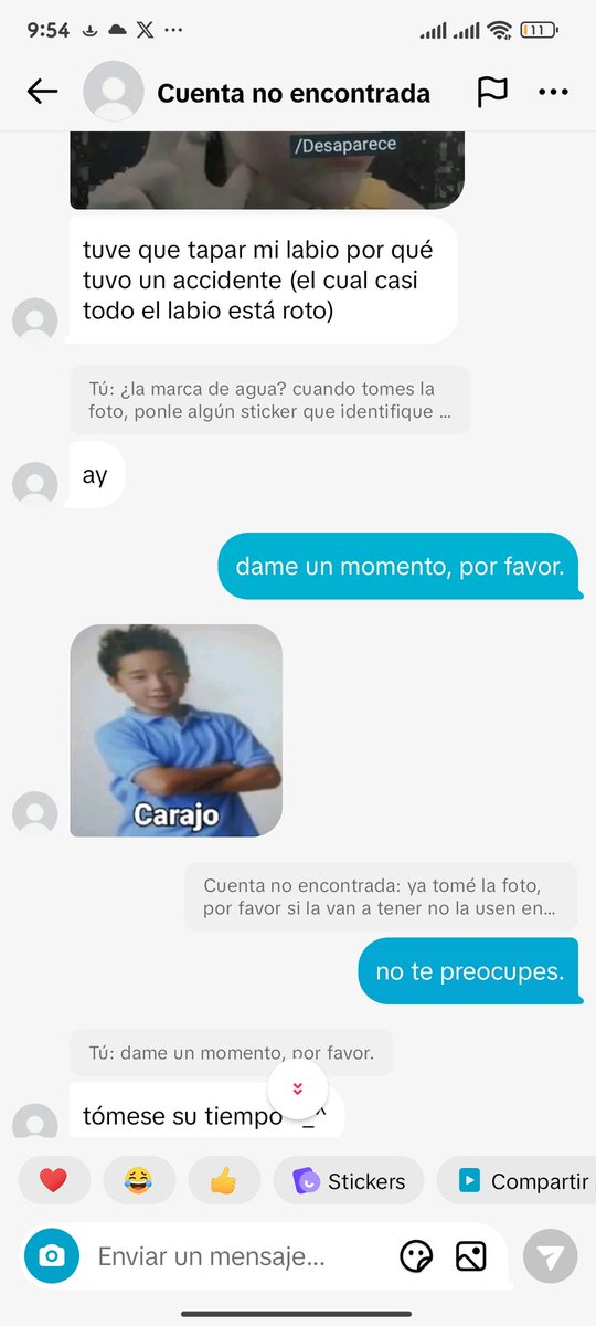 timsupernova_'s tweet photo. @j4kk333 @rintoriii Después de bloquear la cuenta del team en tiktok. :) https://t.co/dsqtRUM6Ln