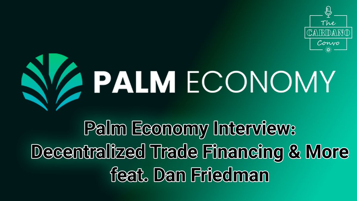 I recently had the pleasure of having @DanielTetsuyama on to talk about @palmeconomy, updates, what needs to change in the #Web3 space, Decentralized Trade Financing, and much more! Check out the video in the link below, you won't want to miss this!👀 👉youtu.be/ASaTWYm6E78