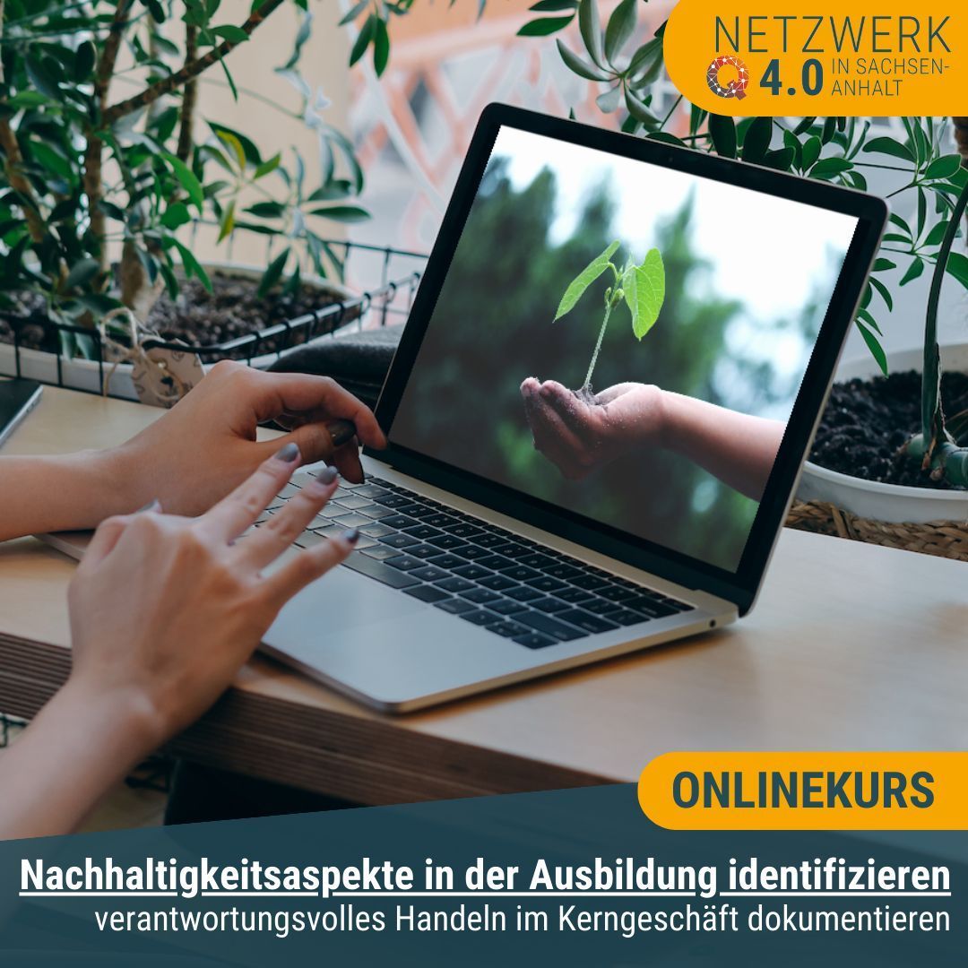 🌱 Entdecken Sie in unserem innovativen Q 4.0 Onlinekurs, was IHR GRÜN ist! Machen Sie Ihre Ausbildung zukunftsfähig und tragen Sie mit unserem Onlinekurs zu einer verantwortungsvollen Arbeitswelt bei. Anmeldung unter: kurzelinks.de/209u
