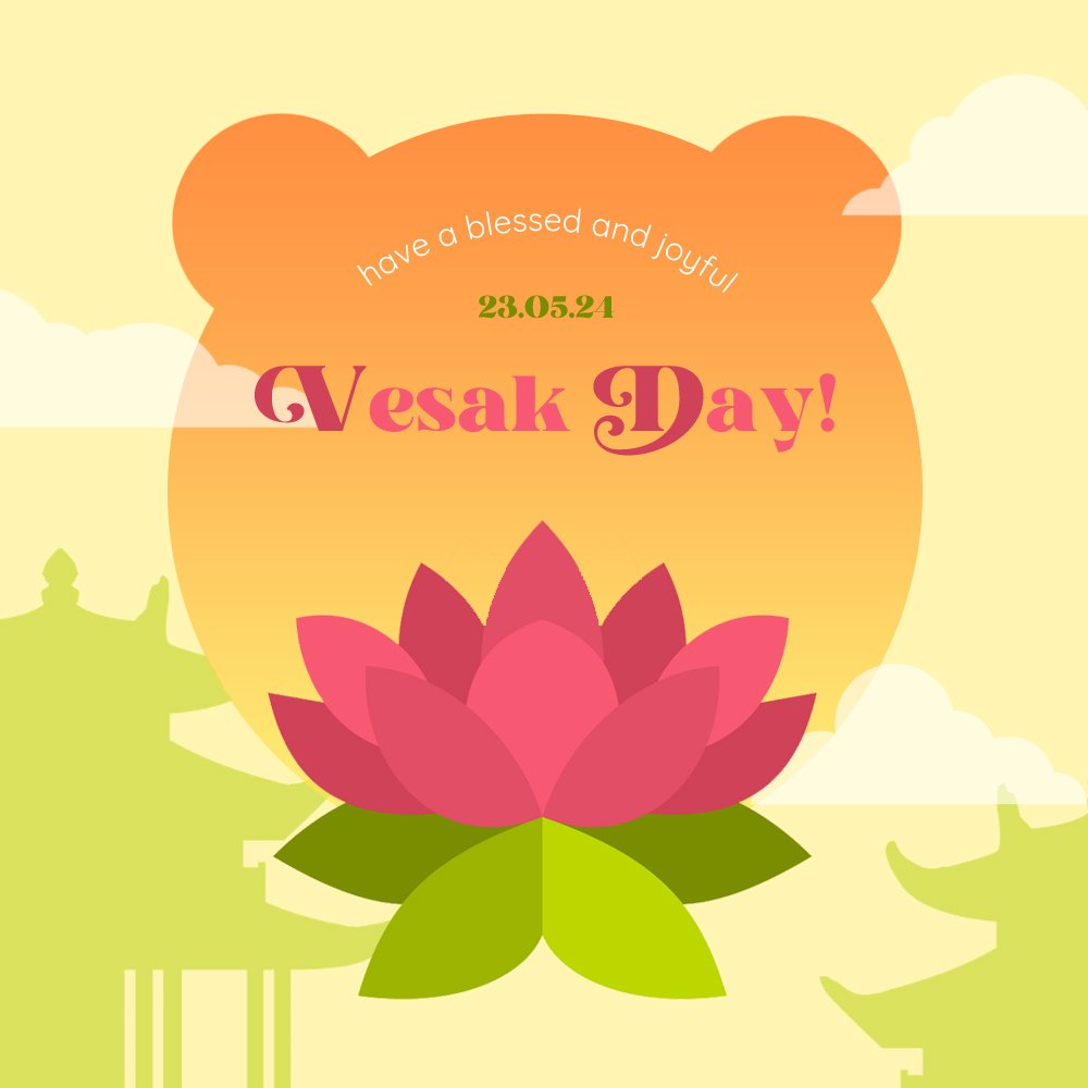 Keluarga beruang mengucapkan Selamat Hari Raya Waisak! Pada hari yang spesial ini, semoga kita senantiasa diliputi kedamaian dan keharmonisan. 🪷 ☀️ (｡･㉨･｡)

Silakan klaim 3O💎 dengan RT tweet ini sebelum 24 Mei 2O24, 11.OO WIB.