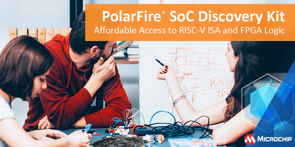 Get improved access to RISC-V and FPGA platforms that provide you with low-cost accessibility and higher performance. Our new PolarFire® SoC Discovery Kit is your ideal solution. Learn more: mchp.us/4aL5c2p. #fpga #polarfire #soc #riscv