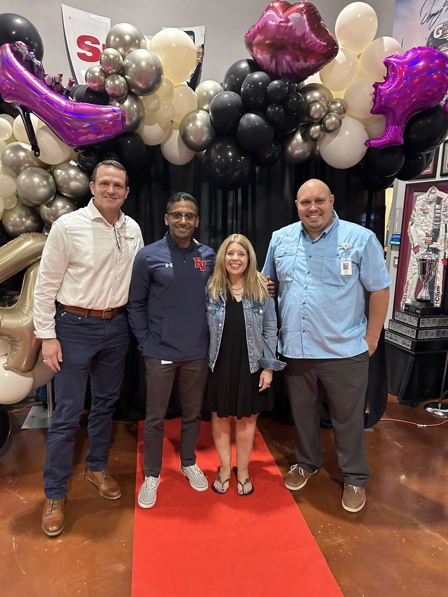 GISDCosmo's tweet photo. What a night last night was for our GISD Cosmetology Seniors that achieved their hours. Sport Clips Haircuts Headquarters rolled out the red carpet for our seniors, literally “rolled out the red carpet” it was an amazing night for the cosmo class of 24, their parents &amp; myself. https://t.co/yGU5BeyWCB