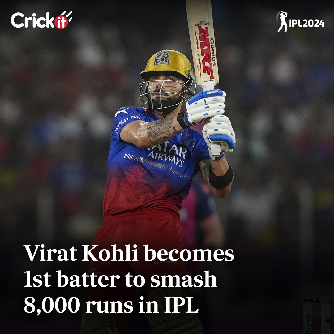 #Cricket Topping the #batting charts in the #IPL 2024, #OrangeCap holder #ViratKohli became the first player to complete 8,000 runs in the world's richest #T20 league. Full details 🔗 hindustantimes.com/cricket/virat-…