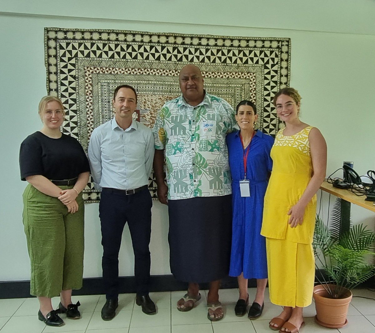 Will Robinson, Australian High Commissioner to Samoa and delegation paid a visit to #SPREP today meeting with Director General Mr Sefanaia Nawadra.
#ResilientPacific