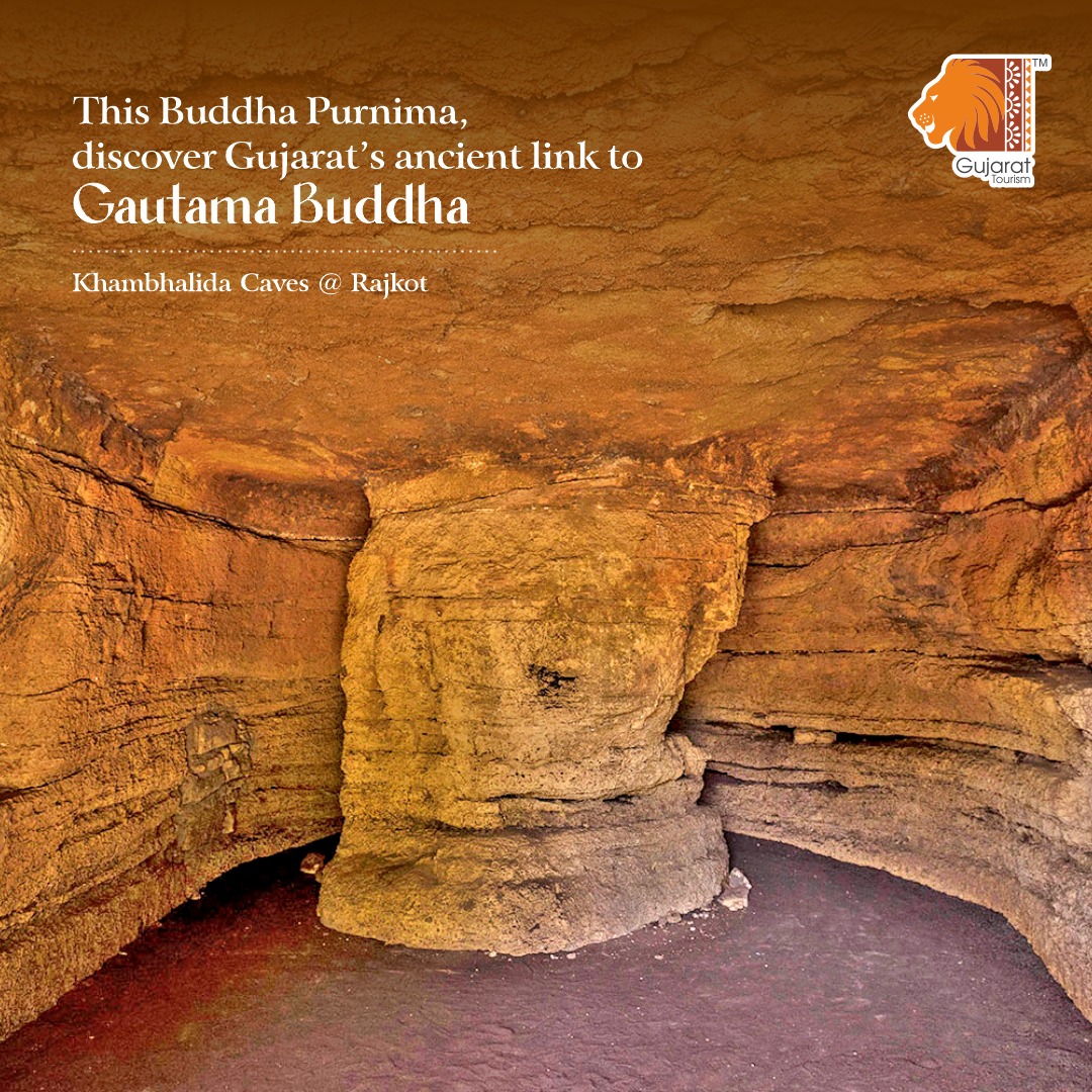 Buddha’s message of peace and harmony has inspired humanity for centuries. Just 41 km from Junagadh and 66 km from Rajkot are the Khambhalida Caves, dating back to the 4th century, standing as silent witnesses to his enduring legacy. As you trace the footsteps of Buddhist monks