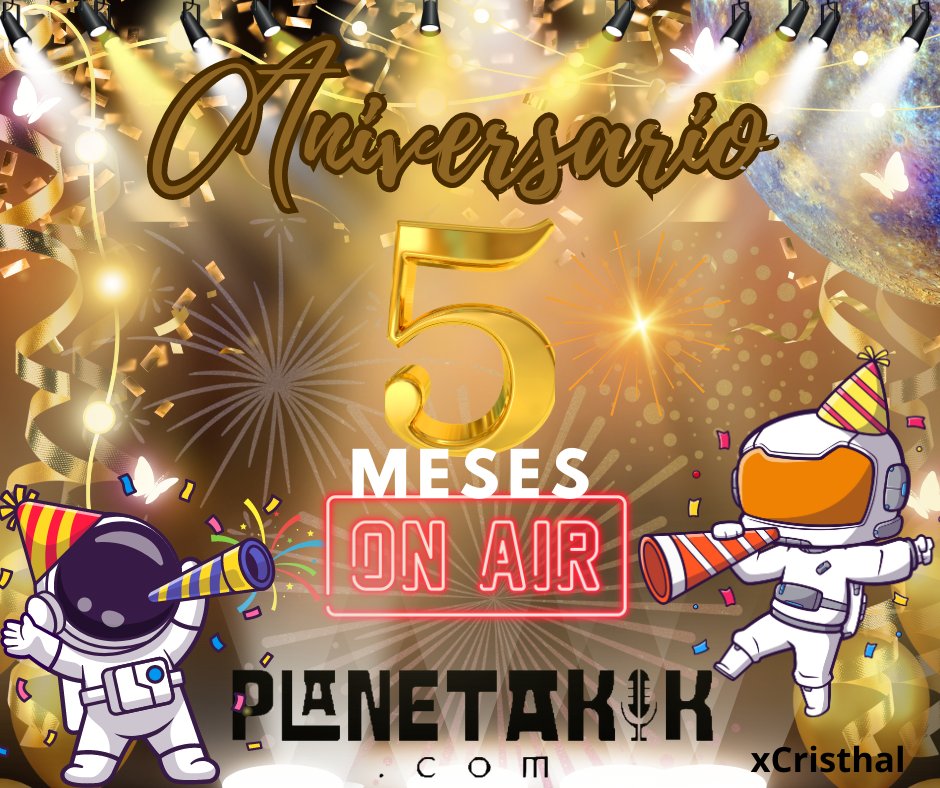 ¡¡Casi medio año brindando música, buena vibra y diversión!! 😃
❤️Gracias a todo nuestro equipo de publicidad, guías, djs, eventistas, coordinadores y administradores por todo su trabajo y esfuerzo.❤️
¡Y prepárense... por que se nos vienen los 6 meses a lo grande!🎊✨