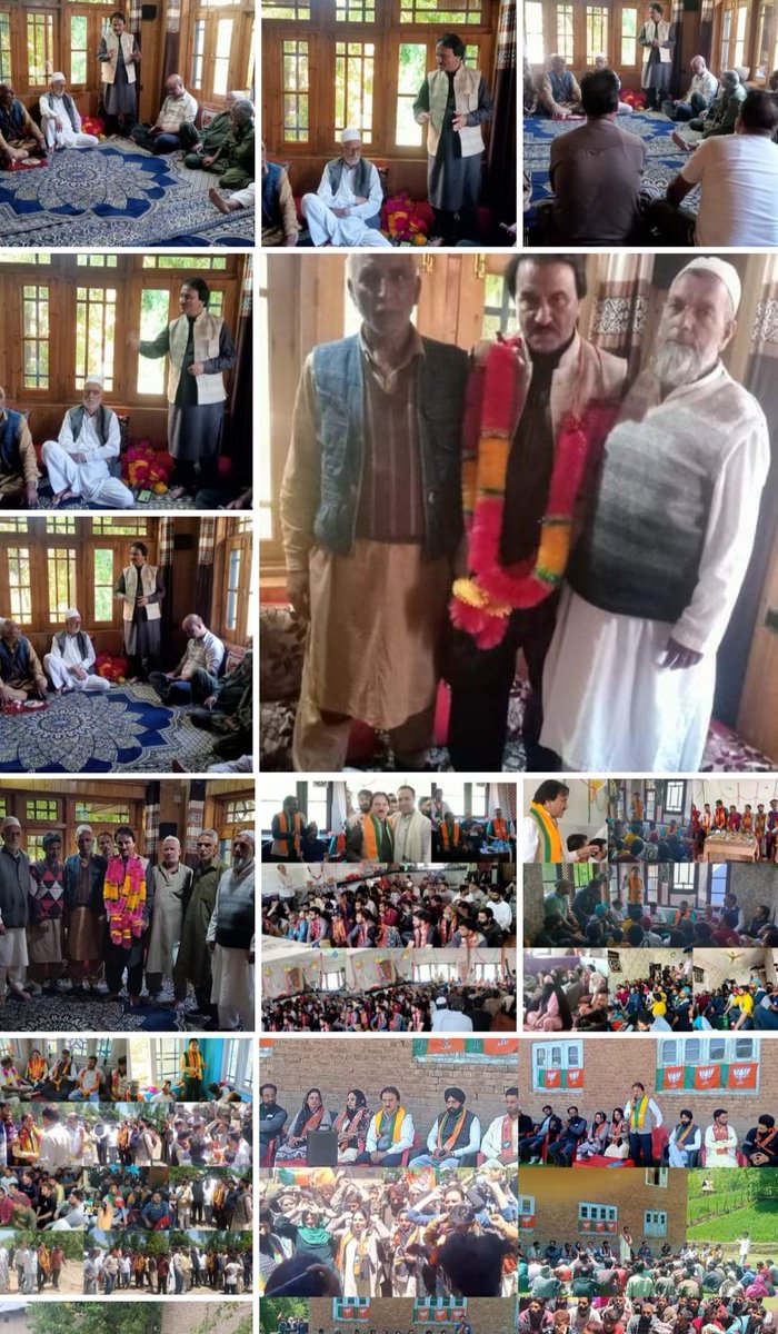 BHARATIYA JANATA PARTY, J&K.
A workers Meeting was held at #Pushwara Khanabal,The Meeting was chaired by BJP UT Vice- President  MM & Shri NazirAhmadGanie,The main focus was given to the upcoming LS elections and also appeal’s public to participate in upcoming assembly elections.
