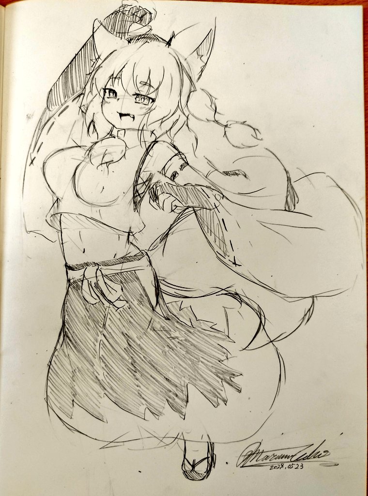 きららジャンプ風🍁🐺

 #東方Project  #犬走椛 