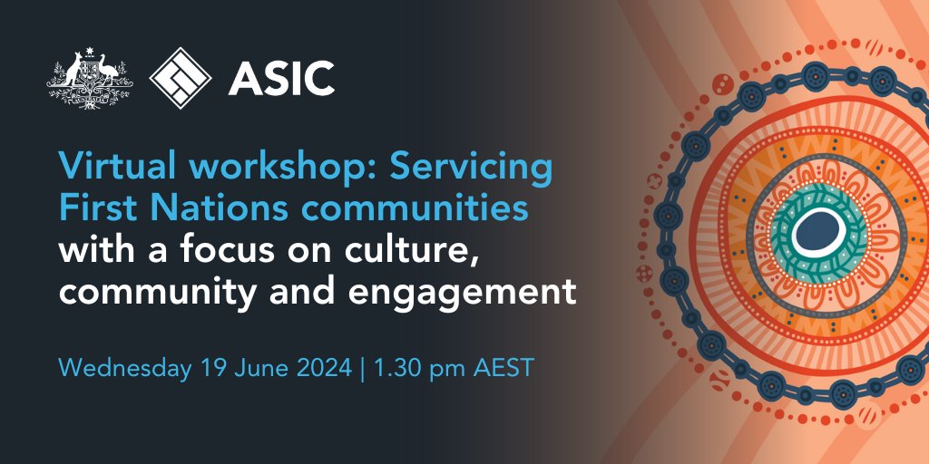 Save the date: We invite representatives from #credit, #banking, #insurance and #superannuation to join our virtual workshop exploring experiences and best practices for servicing #FirstNations communities with a focus on culture, community and engagement bit.ly/44VdeV1