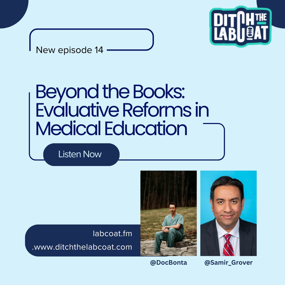 Discover the future of medical education with Dr. Samir Grover at Scarborough Academy of Medicine. Explore VR and AI integration in Ep. 14 of Ditch The Lab Coat. Join us as labcoat.fm we witness the evolution of medical education! 🚀 #MedicalEducation #Innovation