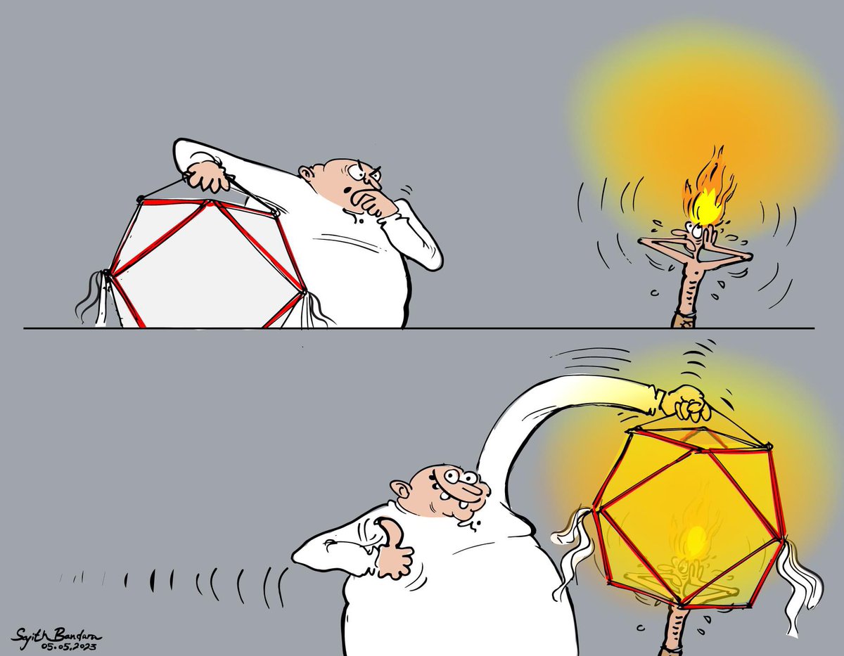 Cartoon by @tmdsbekanayaka #lka #SriLanka #vesak #vesak2024