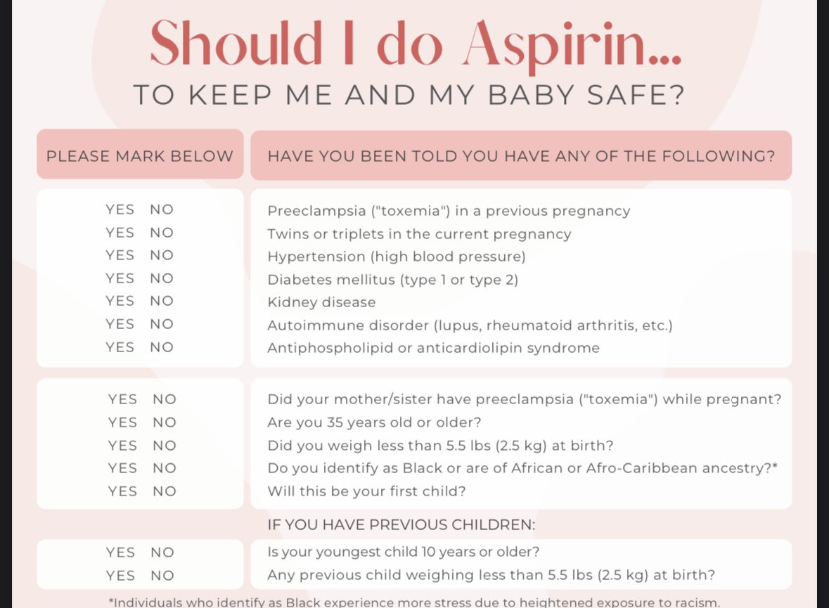 As a @preeclampsia survivor, #OBGYN and #maternalhealth equity champion, today is special. Appreciated the opportunity to discuss preeclampsia PREVENTION with low dose aspirin via @MarchofDimes today. Let’s make it different 💜 #WorldPreeclampsiaDay