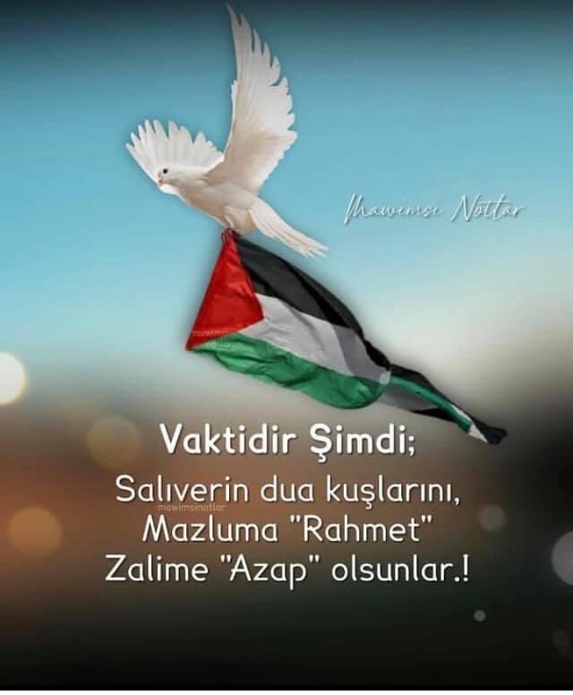 Ya Rabbi! Filistin’deki Kudüs’teki Gazzedeki ve refahtaki kardeşlerimize lütfü İnayet’inle zaferler nasip eyle Allah’ım!!!🤲🤲🤲