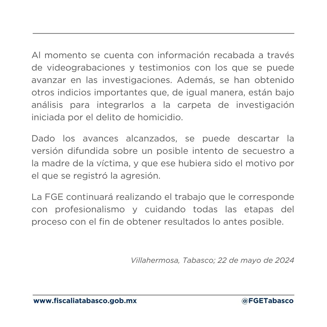 #Comunicado: Se realiza trabajo de investigación por lamentable homicidio de un adolescente en Paraíso

tinyurl.com/ComParaiso