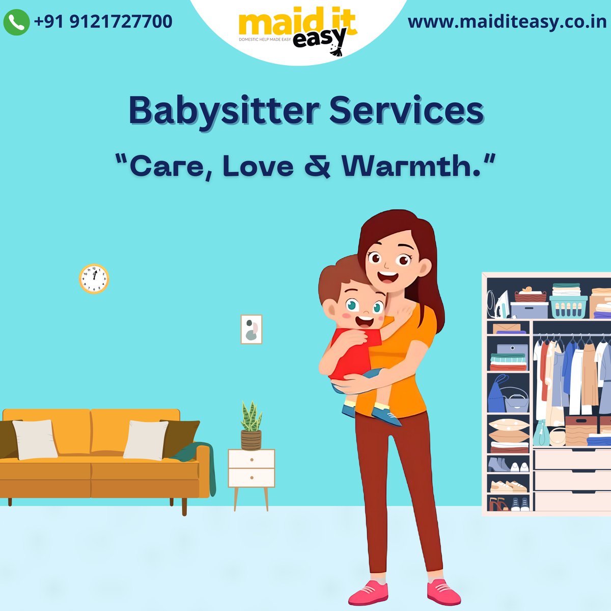 MadeItEasy2's tweet photo. For more info call on: - 09121727700
#babysitter #nanny #babysitterservice #nannyservice #parents #parenting #childcare #babyboy #babygirl #toddlers #maid #maidservice #cooks #cooking #domestichelp #domestichelper #homecooks #cookingservice #househelp #housekeeping #elderlycare https://t.co/im0HMFRCwD