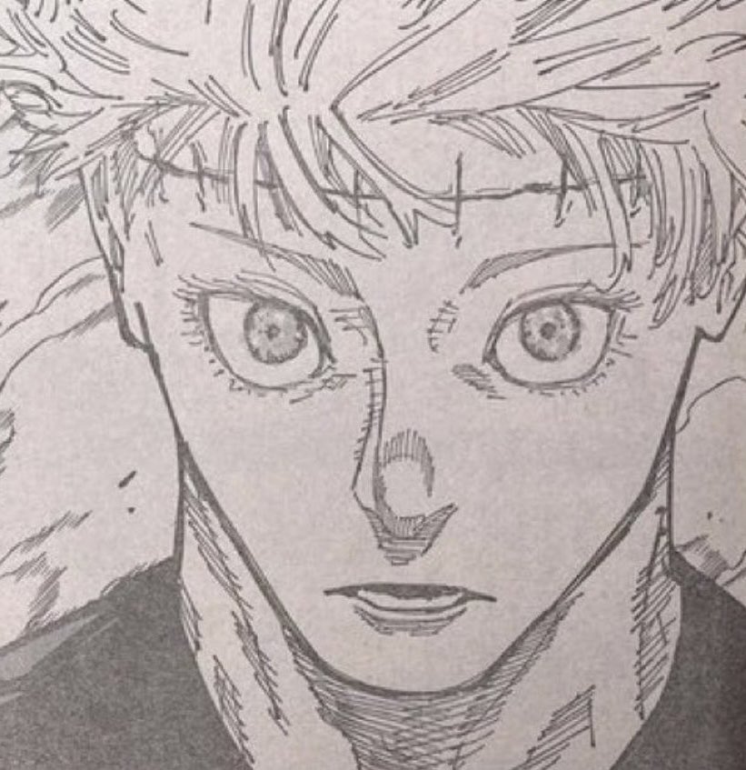 #jjk261 #jjkspoilers depressing that both gojo and geto's bodies were used so neither of them can really rest even after death.....