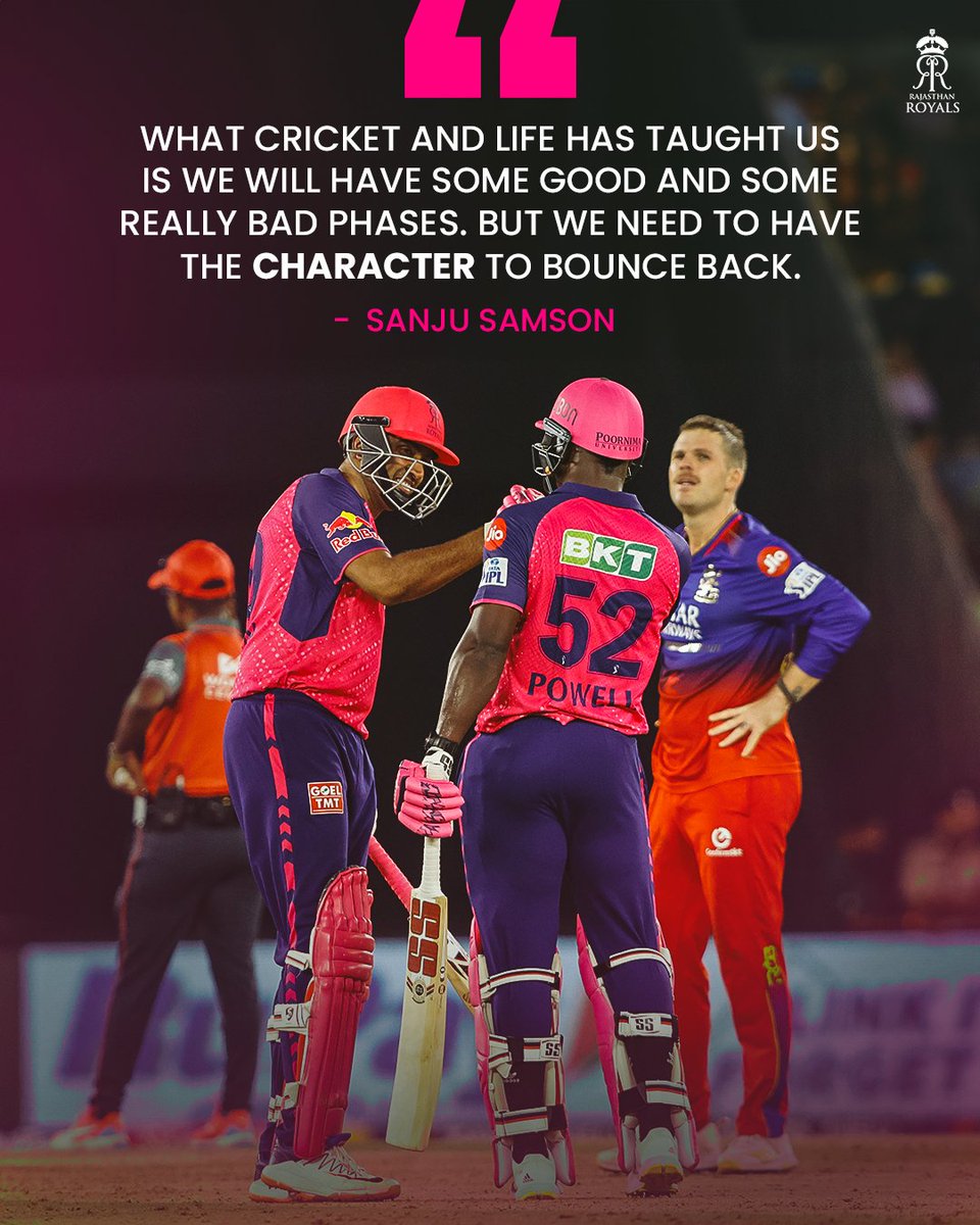 rajasthanroyals's tweet photo. Character is everything. 💗 https://t.co/pGoqeQ1icm