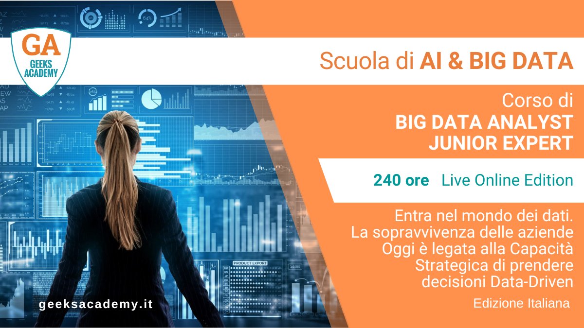 I talenti dell'analisi dati scarseggiano e sono ricercatissimi: non c'è mai stato un momento migliore per formarsi nella nuova scienza dei dati!⁣ ➡ is.gd/BigDataJE #bigdata #certficazioni #ia #dataeconomy #dataworker #blockchain #MongoDB #NoSQL #datavisualization