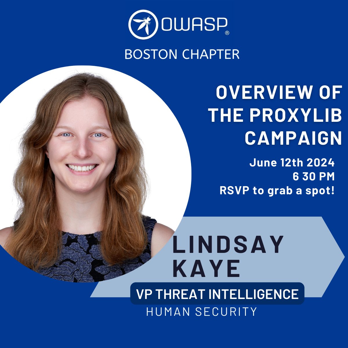 OWASPBOSTON's tweet photo. Get Ready for our next meetup! On June 12th, we have @TheQueenofELF  give us a deep dive into how #mobilesecurity is important by telling us all about the Proxylib campaign that target mobile users. RSVP at https://t.co/YtQcjVMxYx
#mobilesec #appsec #owasp #owaspboston #security https://t.co/6QKgphjTXF
