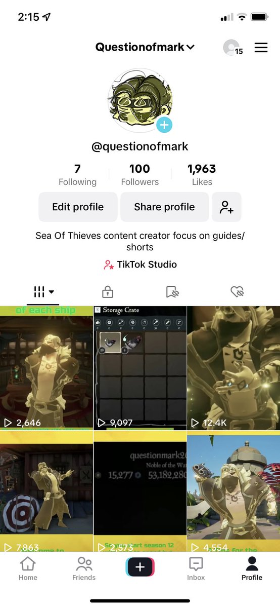 questionmark267's tweet image. I’ve only been doing TikTok for a short 2 weeks and the support is insane holy ty to the peeps that enjoy my stuff as I learn to make better guides and shorts 
#SeaOfThieves