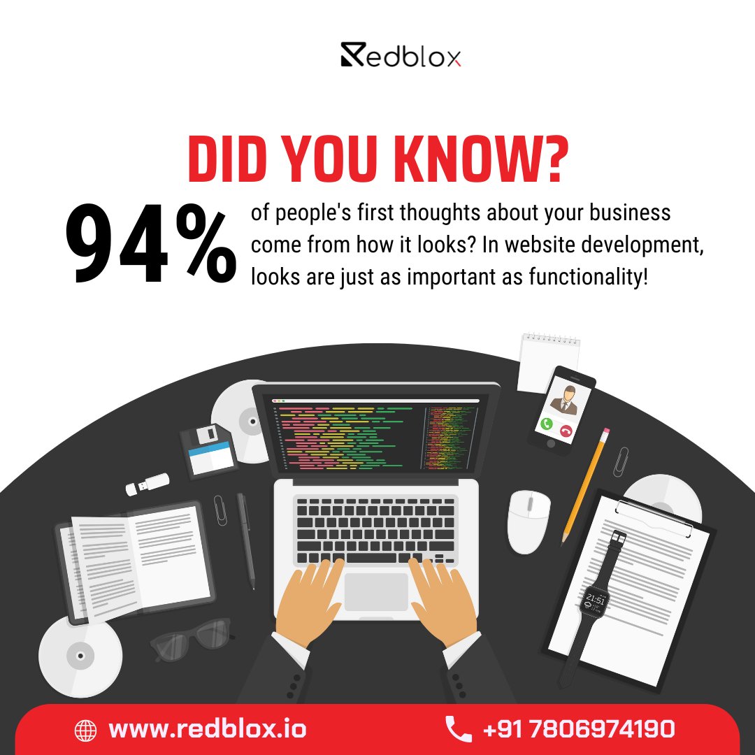 🎨 Your website is your digital storefront! 

A visually appealing website can attract visitors like bees to honey.

#WebsiteDesign #DigitalPresence #UserExperience #DidYouKnow #graphicdesign #webdevelopment  #digitalmarketing #Redblox