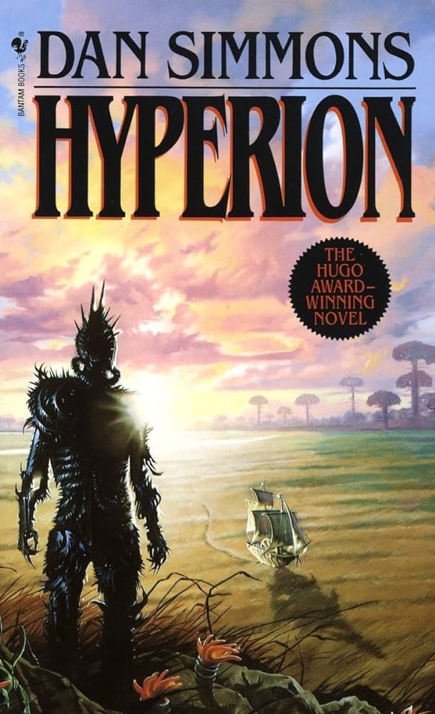 doggowithhat's tweet photo. Just started a new book series. I've heard a lot of good things about it. I'll give my review once I finish, so stay tuned!
#hyperioncantos #hyperion #dansimmons https://t.co/SDV4syQiOQ