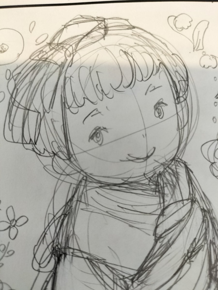 趣味の物の下描きです 