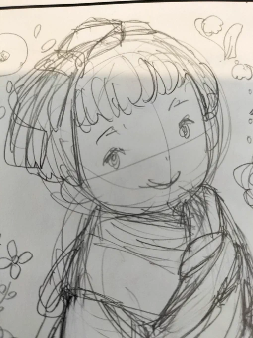趣味の物の下描きです 
