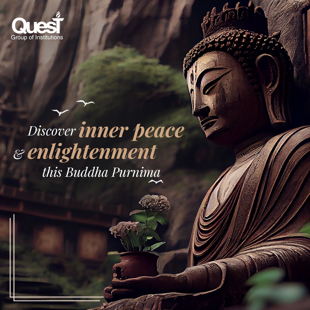 Embrace the teachings of compassion and enlightenment this Buddha Purnima. Let the light of wisdom guide your path towards inner peace and harmony.📷📷 #BuddhaPurnima #CompassionAndWisdom #InnerPeace #Enlightenment #BuddhaBlessings #SpiritualJourney #Mindfulness #QGI #Quest