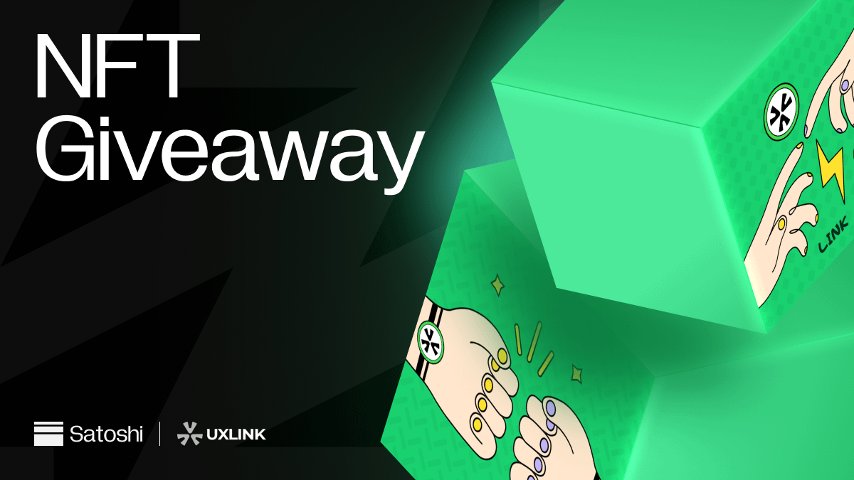 UXLINK NFT Giveaway 🪂 Collaborate with @UXLINKofficial, a Web3 social platform and infrastructure, to gift exclusive NFT that can claim $UXUY Tokens. • 5 FRENS NFT • 30 LINK NFT ⌛ Ends in 48hr 💎 Whitelisted Users Receive: • Freemint privileges • 100% $UXLINK airdrop