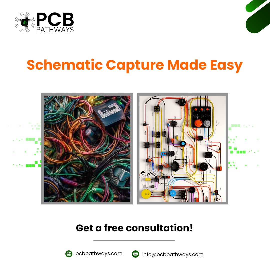 We help turn your electronic dreams into reality! Our expert team can create clear and concise schematics that accurately represent your design.

Visit pcbpathways.com  for a free consultation!

#schematiccapture #pcbdesign #electronics #engineering #PCBPathways