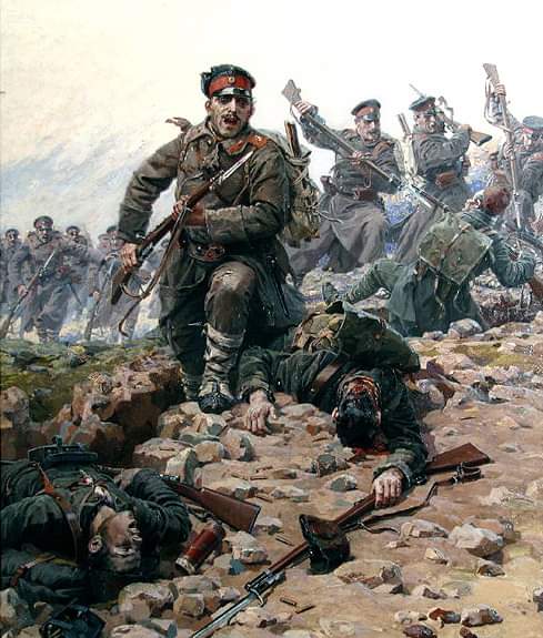 WarMuseum1916's tweet photo. Едно от големите богатства на Националния военноисторически музей е колекцията художествени произведения. Сред тях изпъкват картините на първия български военен художник, чех по рождение, но българин по душа Ярослав Вешин, роден на днешната дата през 1860 г. https://t.co/Q2IoeWS7qI