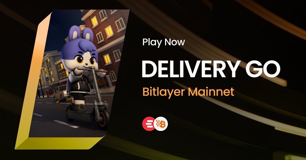 Delivery Go for Bitlayer is Live🔥
We're thrilled to announce that  'Delivery Go for Bitlayer' is now live on the <a href="/BitlayerLabs/">Bitlayer BitVM</a> mainnet

🗓️5/23(Thu) 04:00 UTC ~

If Redbrick receives rewards from Bitlayer for on-chain contributions, all rewards received will be distributed among