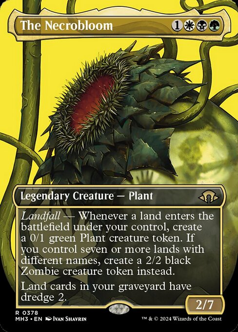 It's been a while since I contributed something to the creative space. Here's a less than $200 Abzan Landfall brew based on the new The Necroblossom! moxfield.com/decks/QU-P8u_r…