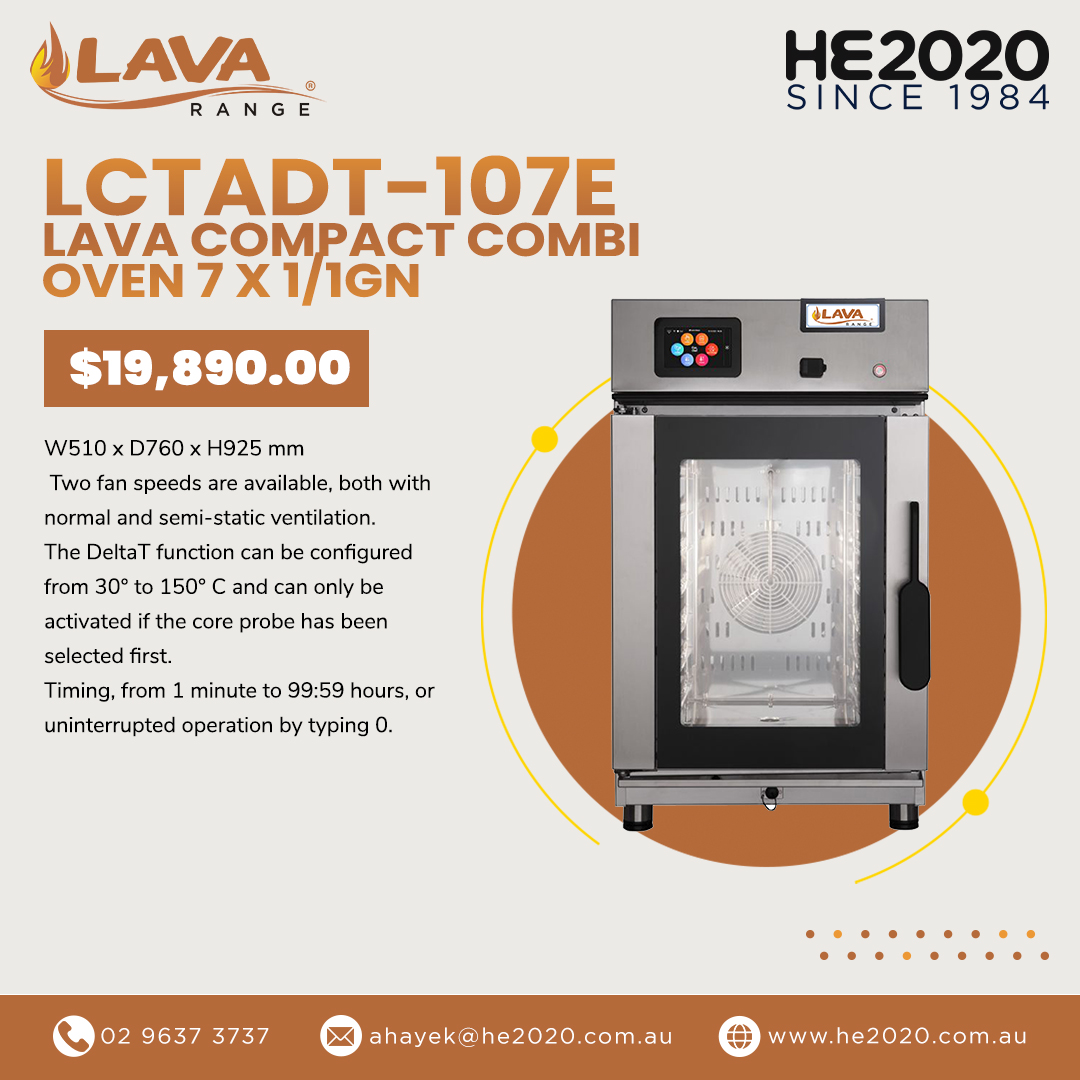 Navigating the world of combi ovens? Discover our selection of 7x1/1 GN Tray Combi Ovens for the perfect match! From analog to digital controls, Lava Range ensures top-tier performance tailored to your kitchen's needs. 

online.fliphtml5.com/qmob/bohy/