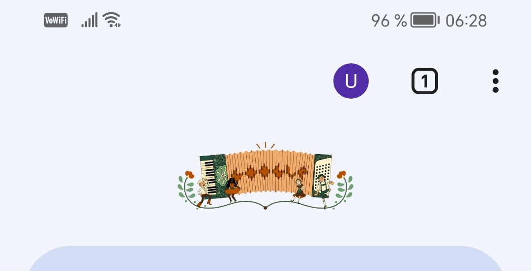 Wer dächte beim heutigen Google Bildchen nicht sofort an die Harfe im Bus?
Oder <a href="/akkordeonistin/">Claudia Vamvas</a>?